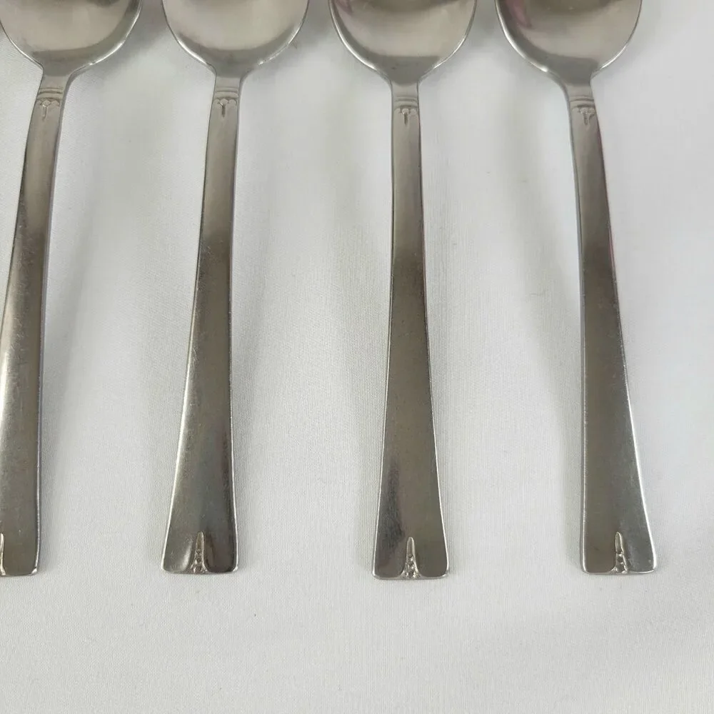 International Silver Rogers Grypsholm Stainless Flatware Set Of 5 Teaspoons 6